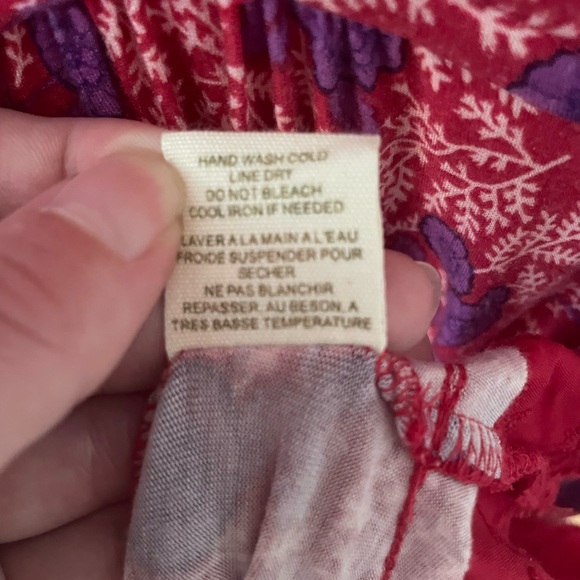 Vintage Free People red/purple floral mini dress EUC - Picture 4 of 5